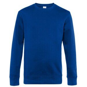 (3XL, Royal Blue) B&C Mens King Crew Neck Sweater